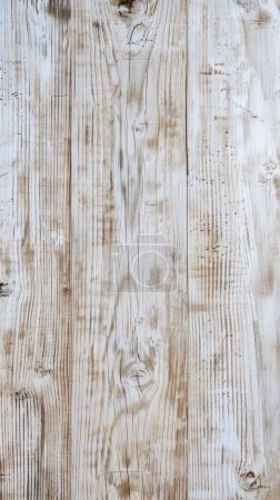 This image highlights the rustic charm of whitewashed wooden planks, accentuating subtle grain patterns and weathered marks.