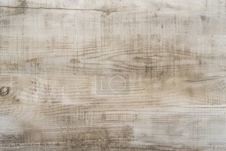 Esta imagen muestra la superficie bellamente envejecida de tablones de madera blanqueados. Los patrones naturales se destacan por el desgaste y las sutiles variaciones de color, ofreciendo un testimonio del carácter duradero de la madera..