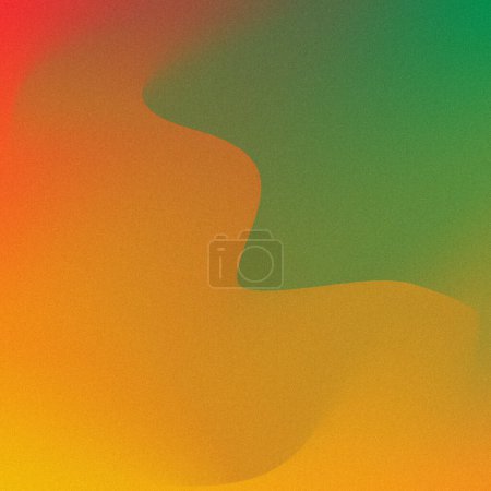 Photo for Abstract background, green yellow color. Wave. Gradient, noise effect. - Royalty Free Image