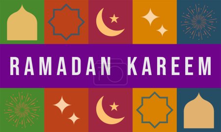 Téléchargez les photos : Carte de vœux Ramadan, fond de l'édition ramadan. Joyeux mois du Ramadan. - en image libre de droit