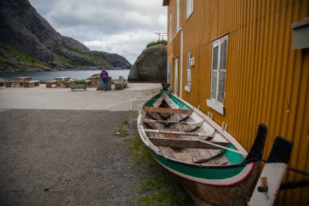 Téléchargez les photos : Vues du Nusfjord dans les îles Lofoten en Norvège - en image libre de droit
