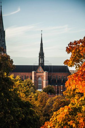 Téléchargez les photos : Vues d'Uppsala, Suède à l'automne - en image libre de droit