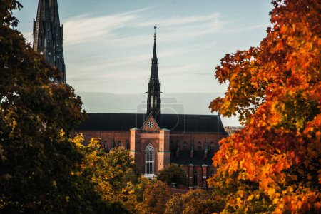 Téléchargez les photos : Vues d'Uppsala, Suède à l'automne - en image libre de droit