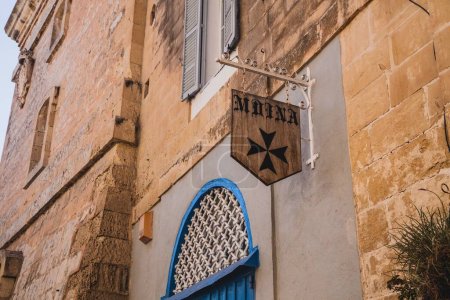 Ansichten von Mdina im Land Malta