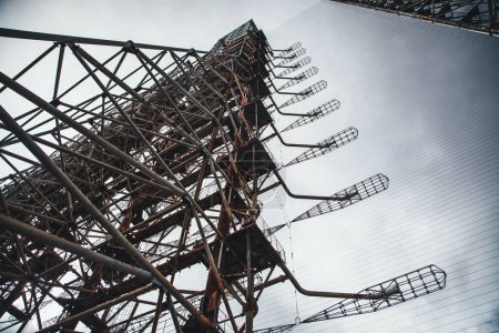 Foto de Radar Duga de la Zona de Exclusión de Chernobyl - Imagen libre de derechos