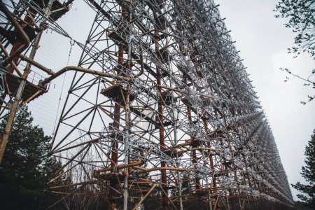 Foto de Radar Duga de la Zona de Exclusión de Chernobyl - Imagen libre de derechos