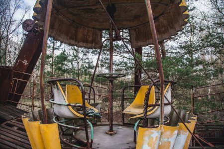 Foto de Vieja rueda de la fortuna en la zona de exclusión de Chernobyl - Imagen libre de derechos