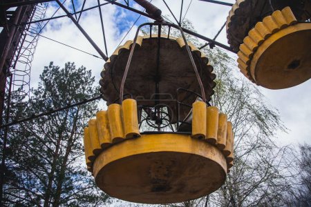 Foto de Vieja rueda de la fortuna en la zona de exclusión de Chernobyl - Imagen libre de derechos