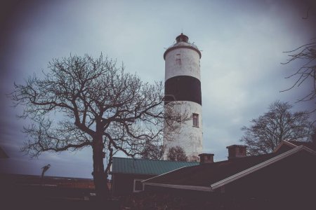 Photo for Lange Jan lighthouse on the Swedish island of Oland - Royalty Free Image