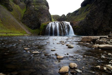 Photo for Stjornarfoss Waterfall on the South Coast of Iceland - Royalty Free Image