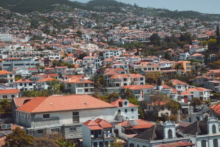 Foto de Vistas desde los alrededores de Funchal, Madeira en Portugal - Imagen libre de derechos