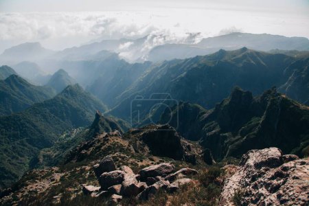 Photo for Views from Pico do Arieiro Hike in Madeira, Portugal - Royalty Free Image