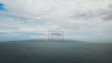 Photo for View of Mt Pico from Horta, Faial - Royalty Free Image