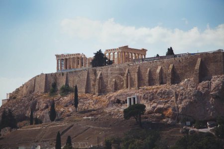 Foto de Vistas del Partenón en Atenas, Grecia - Imagen libre de derechos