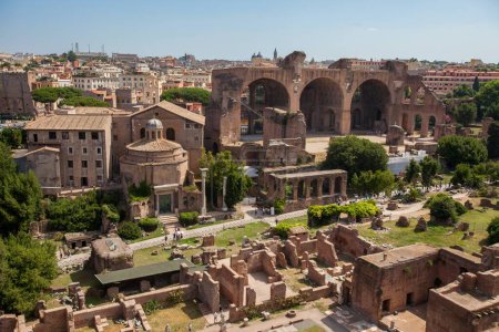 Photo for Views from the Roman Forum in Rome, Italy - Royalty Free Image