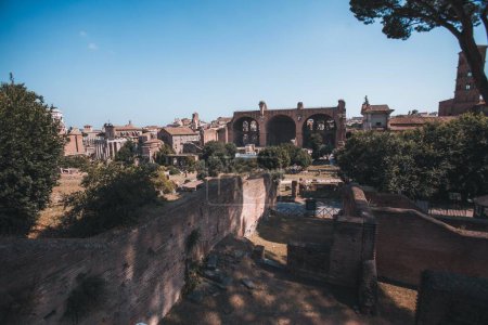 Photo for Views from the Roman Forum in Rome, Italy - Royalty Free Image