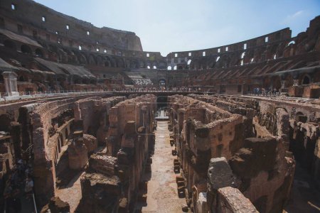 Foto de Vistas desde el Coliseo de Roma, Italia - Imagen libre de derechos