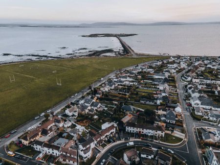 Ansichten von Galway, Irland per Drohne