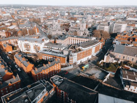 Ansichten von Dublin, Irland per Drohne