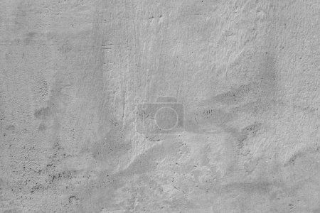 Foto de Pared de hormigón En color blanco y negro, pared de cemento, pared rota, textura de fondo - Imagen libre de derechos