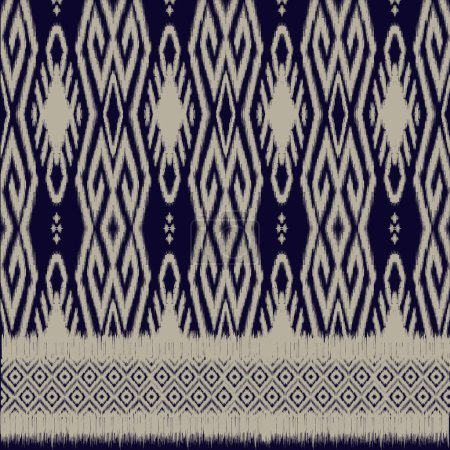 Téléchargez les photos : Classique broderie africaine Ikat paisley et mélanger broderie thaïlandaise tricotée.géométrique ethnique oriental sans couture motif traditionnel , - en image libre de droit