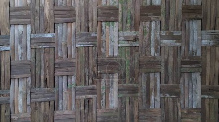 Photo for Traditional walls made by woven bamboo - Royalty Free Image