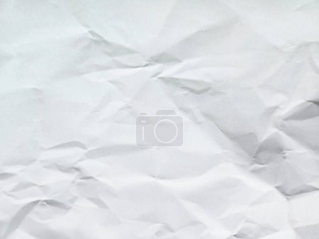 Photo for White crumpled paper texture background - Royalty Free Image