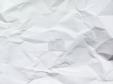 Photo for White creased poster texture background overlay - Royalty Free Image