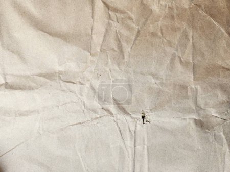 Photo for Brown wrinkle recycle paper background - Royalty Free Image