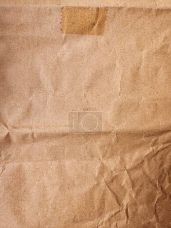 Photo for Brown wrinkle recycle paper background - Royalty Free Image