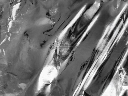 silver rough wrinkle foil texture.Silver foil texture background.silver texture