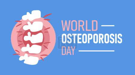 Téléchargez les illustrations : Illustration de la Journée mondiale de l'ostéoporose Concept 2 - en licence libre de droit