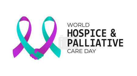 Illustration for World Hospice and Palliative Care Day Concept 1 - Royalty Free Image