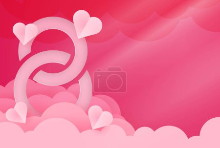 Illustration for International Women's Day Design and 8 March Symbol Concept - Royalty Free Image