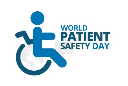 Illustration for World Patient Safety Day Illustration Design - Royalty Free Image