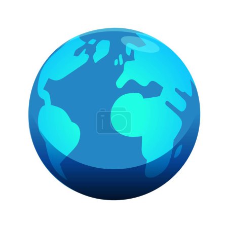 Illustration for Simple stylized earth vector design - Royalty Free Image