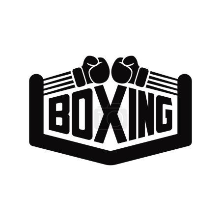 Ilustración de Logo de Boxeo. Boxeador, Club, Anillo, Logo Deportivo - Imagen libre de derechos