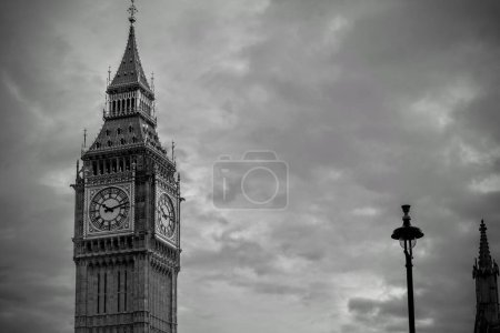 Photo for Great Bell of the Great Clock of Westminster, Big Ben Cultural landmark in London, England. High quality photo - Royalty Free Image