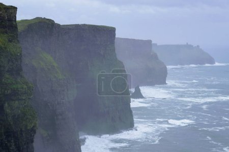 Photo for Irelands Cliffs of Moher on a Rainy Day. High quality photo - Royalty Free Image