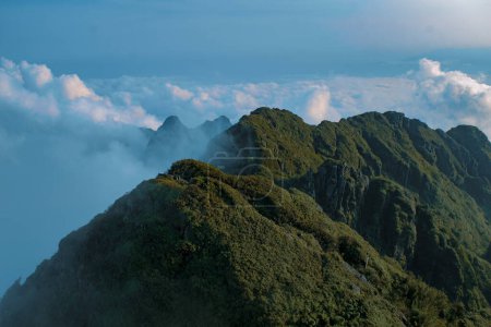 Photo for Fansipan Mountain View in Vietnam, the Roof of Indochina. High quality photo - Royalty Free Image