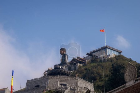 Photo for Buddha Statue in Mount Fansipan, SAPA exploration. High quality photo - Royalty Free Image