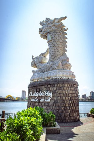 Photo for Danang Dragon Bridge: Where Myth Meets Modern Marvel. High quality photo - Royalty Free Image