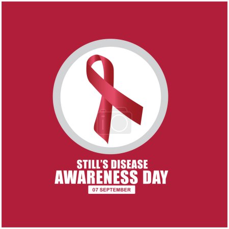 Illustration for Stills Disease Awareness Day vector. design simple and elegant - Royalty Free Image