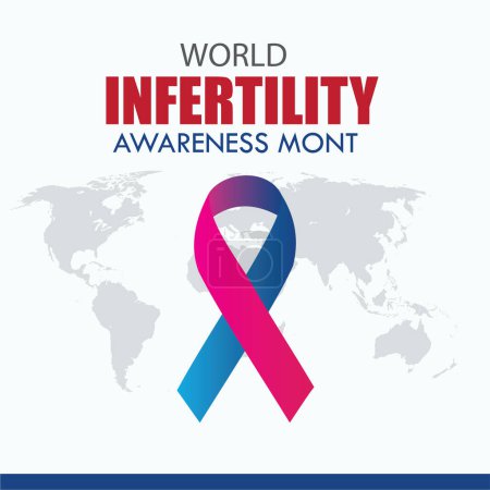 World Infertility Awareness Month vector design. Diseño simple y elegante