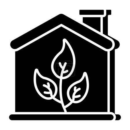 Photo for Vector design of eco home - Royalty Free Image