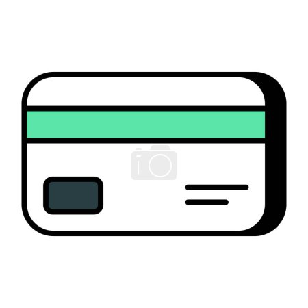 Ilustración de Unique design icon of atm card - Imagen libre de derechos