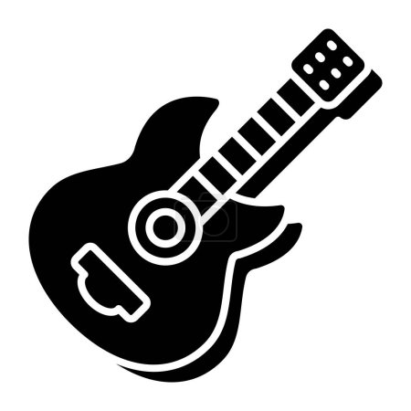 Téléchargez les photos : Icône de design moderne de la guitare - en image libre de droit