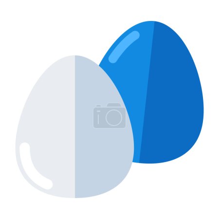 Illustration for Eggs icon, editable vector - Royalty Free Image