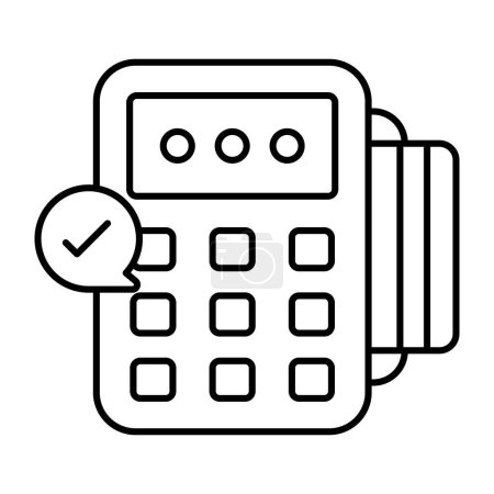 Ilustración de Un icono de descarga premium del punto de venta - Imagen libre de derechos
