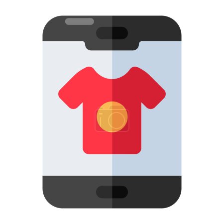 Modern design icon of online shopping